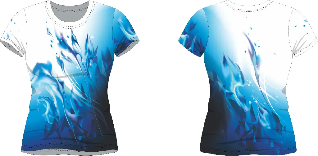Футболки T-SHIRT BLUE FLAME